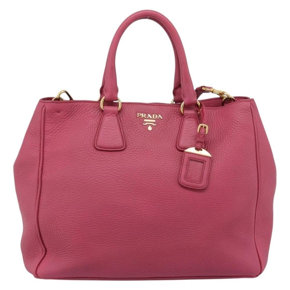 Prada Vitello Handbag Pink